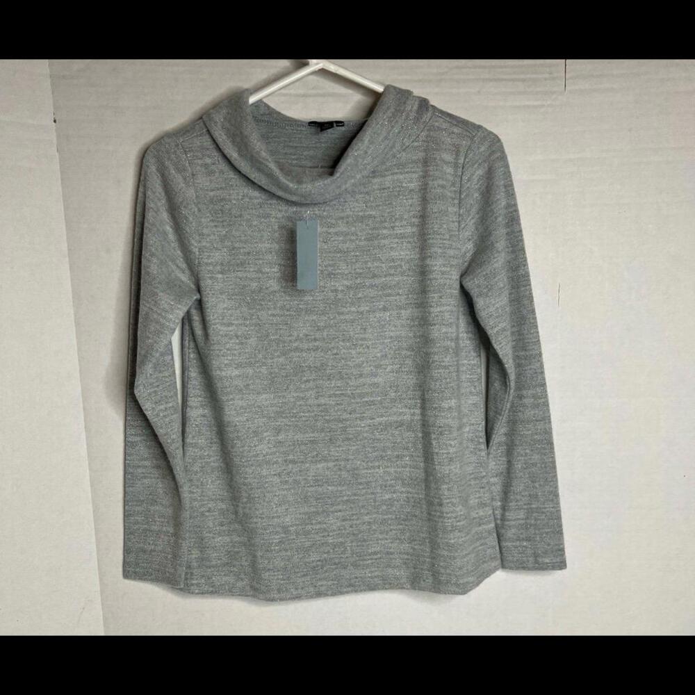 Ann Taylor Turtleneck Grey Long Sleeve‎ - Size XS